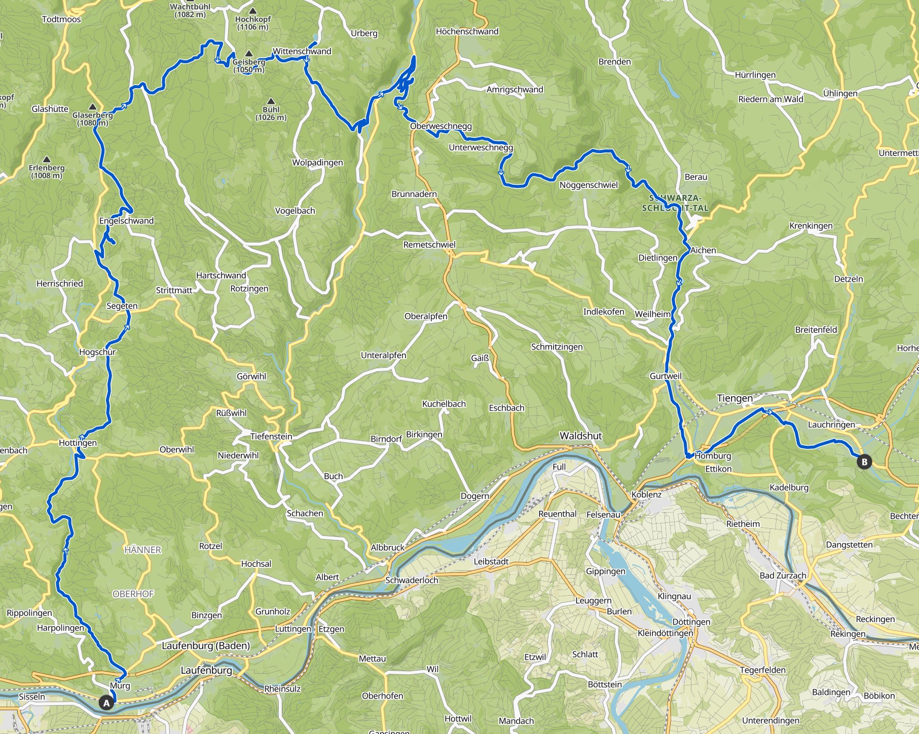 Streckenführung